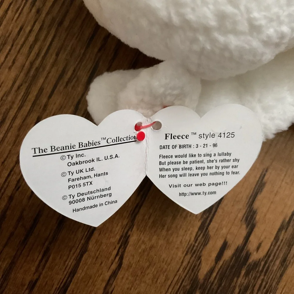 Ty Easter 🐣 bunny rabbits Ears & Nibbler & lamb Fleece beanie babies set